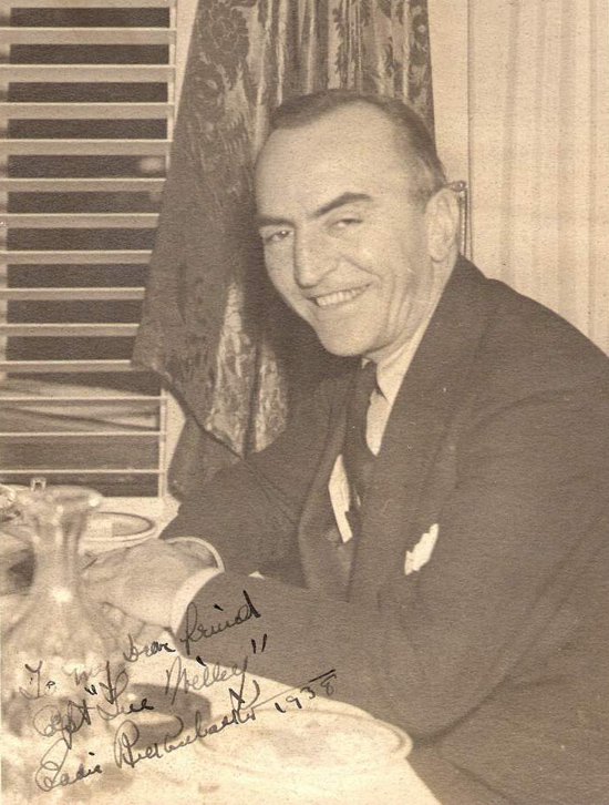 Eddie Rickenbacker, Autographed Photo, 1938